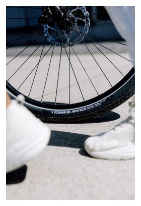 Schwalbe Motion Big Apple 24" Camera d'aria Tipo Wire RaceGuard Addix Green E-Bike E-25 Reflex Black