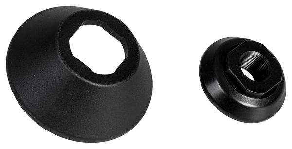 HUBGUARD Non Driveside Rear Hubguard Black