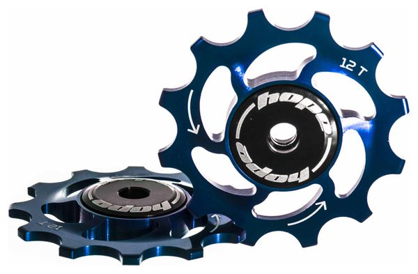 Paire de Galets HOPE 12 Dents/Sram 11 Vitesses Bleu