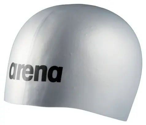 ARENA MOULDED PRO Silicone Bathing Cap Silver