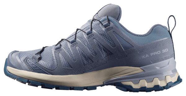 Zapatillas Trail Salomon XA Pro 3D v9 GTX Azul Mujer