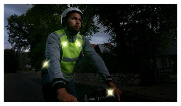 PROACTIV Gilet fluo lumineux led - L - HEY REFLECT