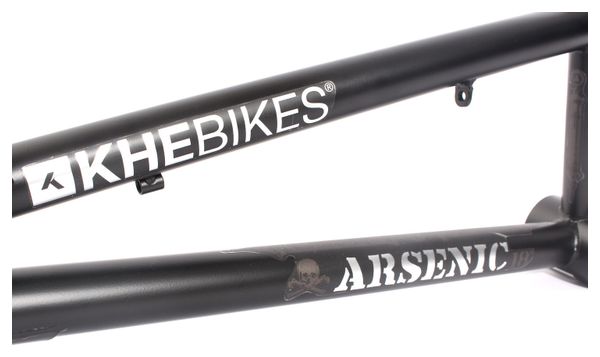 CADRE BMX BARCODE NOIR ALUMINIUM KHEBIKES