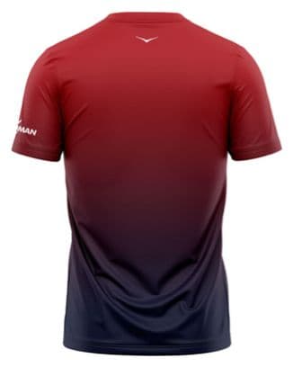 Maillot Manches Courtes Hoka Performance Tee x Templiers 2023 Rouge Femme