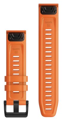 Garmin QuickFit 22 mm Silicone Wristband Ember Orange