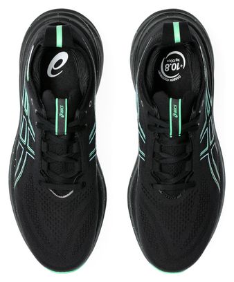 Chaussures Running Asics Gel-Nimbus 26 Noir/Vert/Bleu Homme