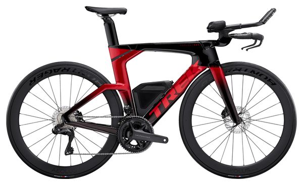 Vélo de Triathlon Trek Speed Concept SLR 7 Shimano Ultegra Di2 12V 700 mm Rouge Noir 2025