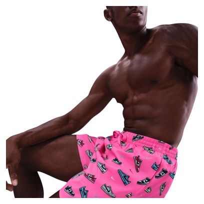 Swimsuit Nike Swim Multi Print Rose Homme
