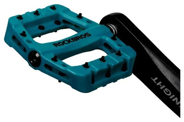 Pedals bike mountain nylon lightweight blue