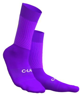 Chaussettes de Cyclisme Respirantes - Violet / Working vs Cycling