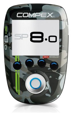Elektrostimulator Compex SP 8.0 Wod Edition + Knieschützer Größe M.