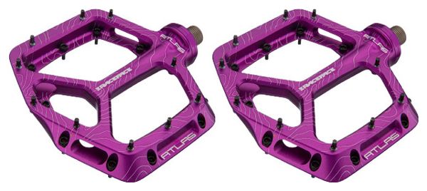 Pedais planos Race Face Atlas Roxo