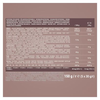 5 Aptonia Energy Bars Organic Dates Cocoa 30g