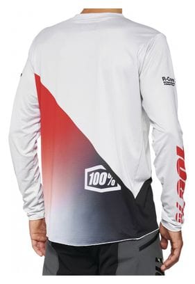 R-Core-X Grijs / Rood Racer 100% Long Sleeve Jersey