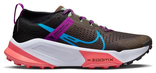 Zapatillas de trail running Nike ZoomX Zegama Marrón Azul Rosa