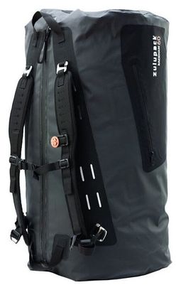Sac duffle immersible 60L PVC noir Zulupack