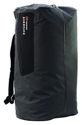 Sac duffle immersible 60L PVC noir Zulupack
