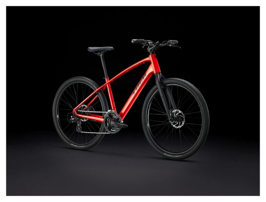 Vélo Fitness Trek Dual Sport 1 Shimano Tourney / Altus 8V 650mm Rouge Lave 2023