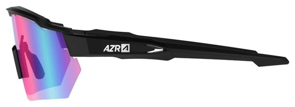 Conjunto AZR Race RX Negro/Azul Bermellón + Transparente