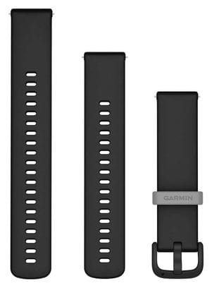 Garmin Quick Release 20 mm Silicone Wristband Black