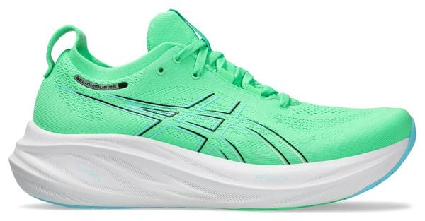 Chaussures Running Asics Gel-Nimbus 26 Vert/Bleu Homme