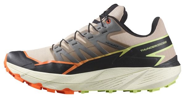 Zapatillas de trail Salomon Thundercross Beige/Naranja/Verde