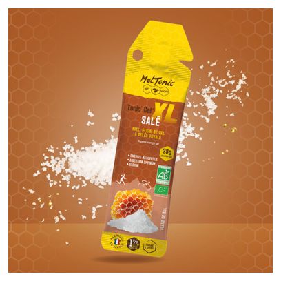 MelTonic Energiegel Zout XL Bio Honing met Fleur de Sel - 40 g