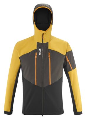 Millet M White Shield Softshell Jacket Black/Yellow