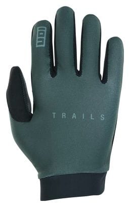 Guantes MTB ION Logo Verde Unisex