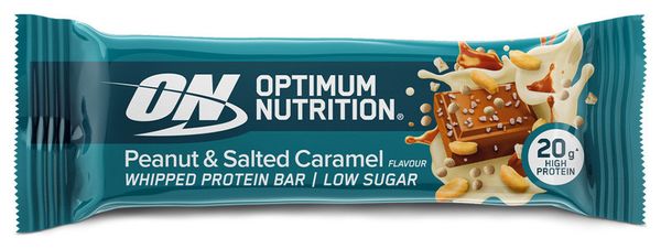 Boîte Whipped Protein (10x60g) - Optimum Nutrition - White Chocolate Caramel Peanut -  Barres Protéinées