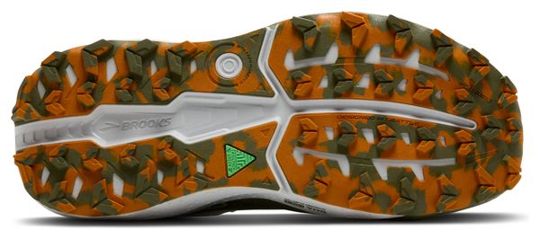 Brooks Caldera 8 Khaki/Geel Herenschoenen