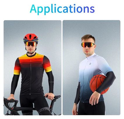 Manches de Bras Soie Glacée Refroidissantes Protection Solaire