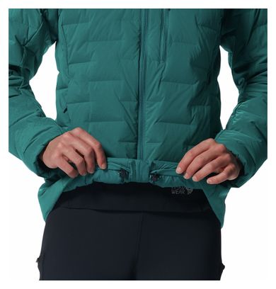 Damen Daunenjacke Mountain Hardwear Stretchdown Hoody Grün
