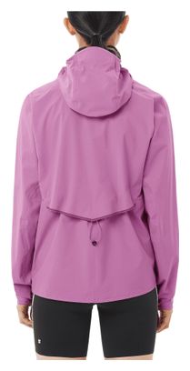 Chaqueta impermeable Salomon Bonatti Waterproof Rosa Mujer