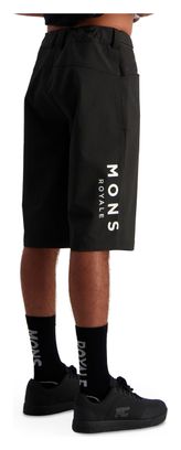 Pantalón Corto de Bicicleta de Montaña Mons Royale Momentum Merino Negro