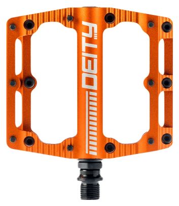 Deity Black Kat Flat Pedals Orange