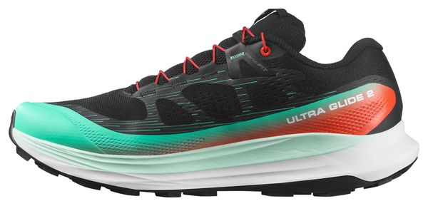 Chaussures de Trail Salomon Ultra Glide 2 Noir/Vert/Rouge