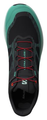 Salomon Ultra Glide 2 Trail Shoes Black/Green/Red