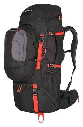 Husky backpack expedition Samont backpack 60 + 10 liters-black with Red