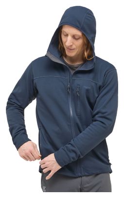 Haglöfs Rosson Mid Hood - Pile blu da uomo