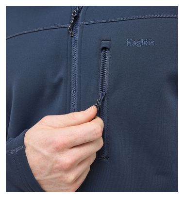 Haglöfs Rosson Mid Hood - Pile blu da uomo
