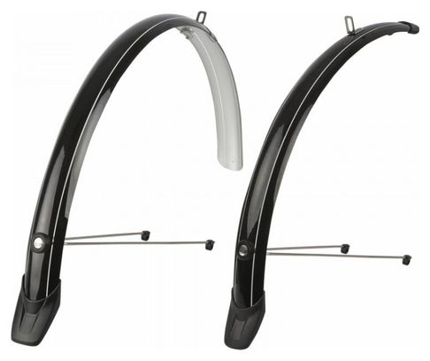 Schutzblechsatz POLISPORT Towny 26/51Mm - schwarz