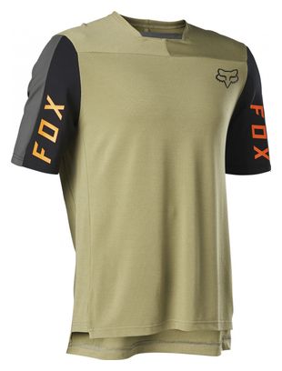 Fox Defend Pro Short Sleeve Jersey Khaki