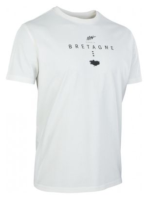 T-Shirt manica corta Breton Ion Destination bianca