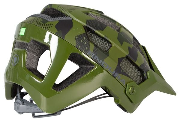 Endura SingleTrack Olive Green Helmet
