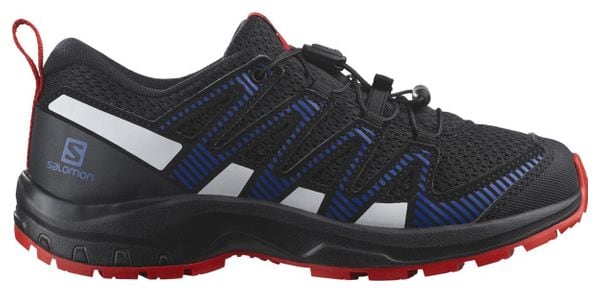 Salomon Xa Pro 3D V8 Junior Zwart Blauw Rood Kind