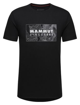 Camiseta Mammut Core Unexplored Negra