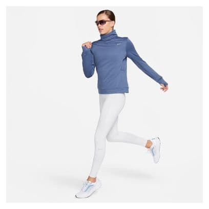 Haut Thermique 1/2 Zip Femme Nike Therma-Fit Swift Element Bleu