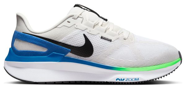 Nike Air Zoom Structure 25 Running Shoes White Green Blue