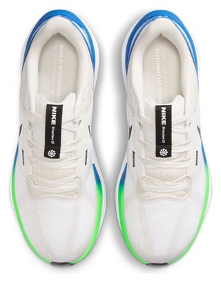 Nike Air Zoom Structure 25 Running Shoes White Green Blue